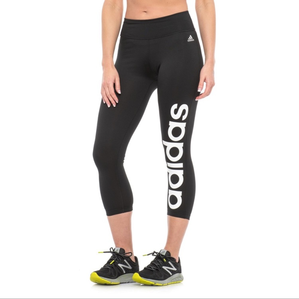 Adidas Large Logo Capri Leggings
